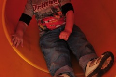 Alex loves sliding!