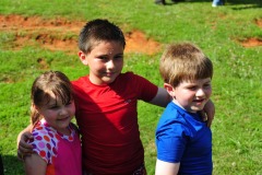 Our three patiently waiting their turn!