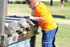Alex watching for the ducks...