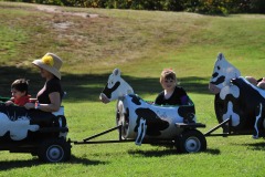 Katie enjoying the ride...
