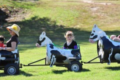 Katie enjoying the ride...