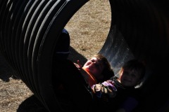Katie and Alex share a tube...