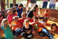 Calm kids amongst the chaos!
