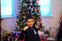 Nicholas and his new shirt...