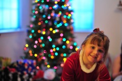 Katie enjoying a silly moment...