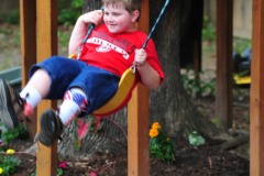 Life is good when you've got a swing!