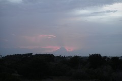 Sunset to the west of Ocean Isle...