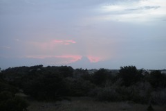 Sunset to the west of Ocean Isle...