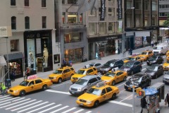 NY street life viewed from FAO Schwarz...