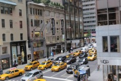 NY street life viewed from FAO Schwarz...