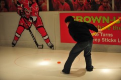 Meanwhile...training on the rink!