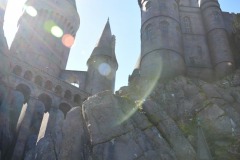 The forbidding towers of Hogwarts...