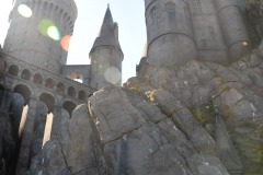 The forbidding towers of Hogwarts...