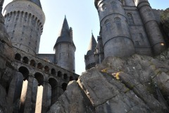 The forbidding towers of Hogwarts...