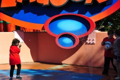 Time for a break in the splash ground...