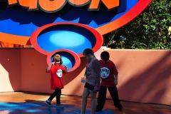 Time for a break in the splash ground...