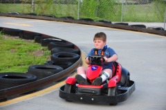 Meanwhile, Alex is doing a great job driving!