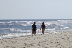 Together on the beach...