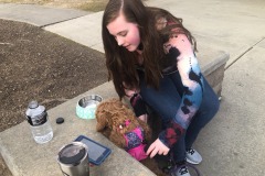 Water is lovely after a long walk and some running! Water is lovely after a long walk and some running!