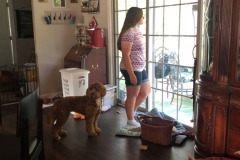 Katie and her puppy!