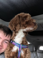 Alex photobomb!