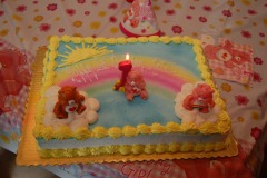 Katie's Care Bears cake...