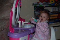 That is one seriously happy girl!