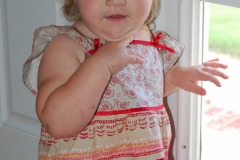 Katie modeling a pretty outfit!