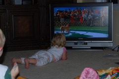 Apparently she's a fan of Odie, too...