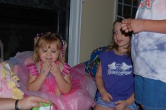 The suspense is getting to her...