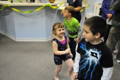 Katie getting warmed up...