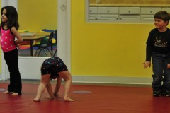 Katie does a cartwheel!