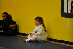 Katie has her game face on...