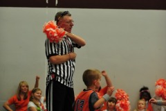 The referee gets in on the act!