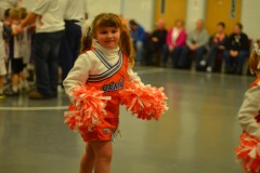 Katie heading off for the halftime break...