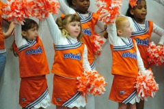 Working those pom-poms...