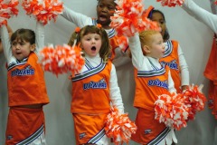 Working those pom-poms...