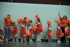 Rallying the crowd!