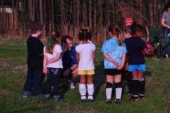 Katie and Alex meeting Coach Brian