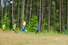 Katie about to turn and burn...