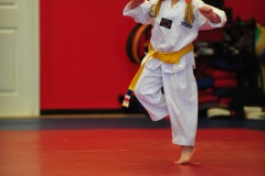 Showing her moves...