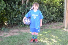 Katie posing for her individual picture...