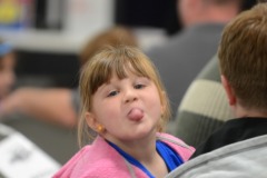 Katie joining in on the silliness...