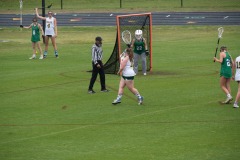 Referee re-positions her for a lateral free position...