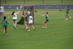 She shoots and scores *BAR DOWN* off the top crossbar and into the net for her first goal on attack!