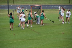 She shoots and scores *BAR DOWN* off the top crossbar and into the net for her first goal on attack!