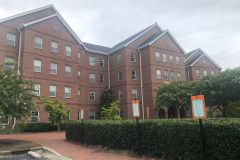 Katie's new dorm...Bob Barker Hall!