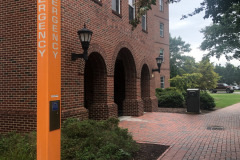 Katie's new dorm...Bob Barker Hall!