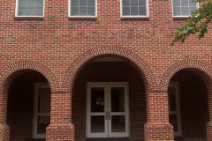 Katie's new dorm...Bob Barker Hall!