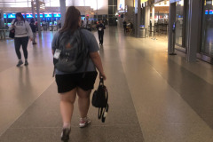 Katie's off an international adventure!
